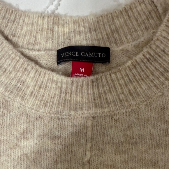 Vince Camuto Women’s Beige Crewneck Sweater - Picture 2 of 4